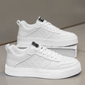 Casual Lace-Up Sneakers Men Fashion Breathable Plaid Flats Shoes