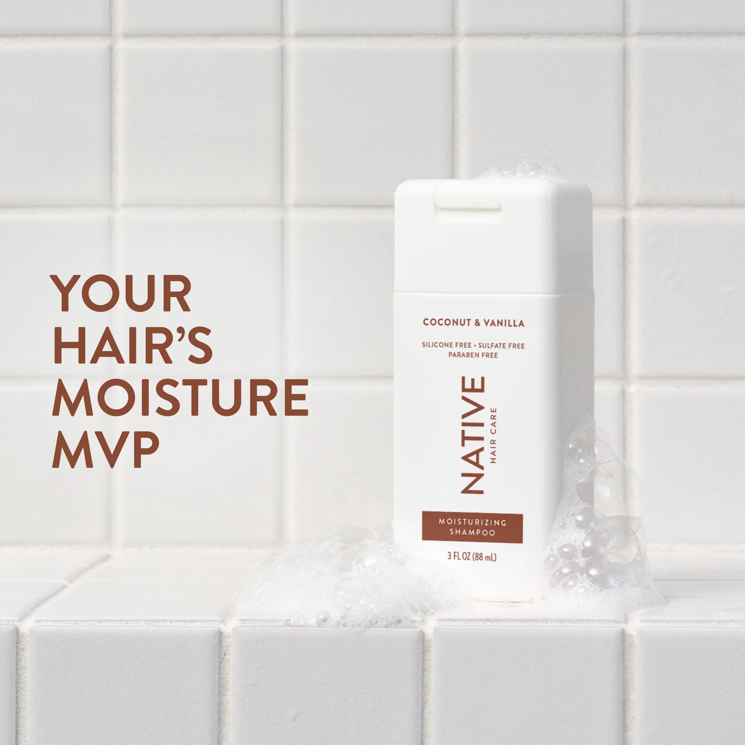 Moisturizing Shampoo Mini Coconut and Vanilla 3 Fl Oz
